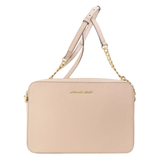 MICHAEL KORS Shoulder Bag leather pink ChainShoulder Women Used Authentic