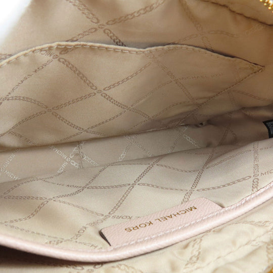 MICHAEL KORS Shoulder Bag leather pink ChainShoulder Women Used Authentic