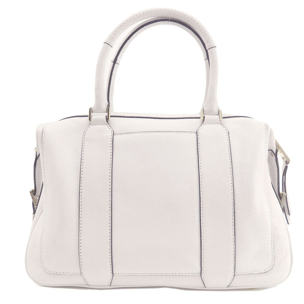 MICHAEL KORS Tote Bag leather white Simple design 2WAY Women Used Authentic