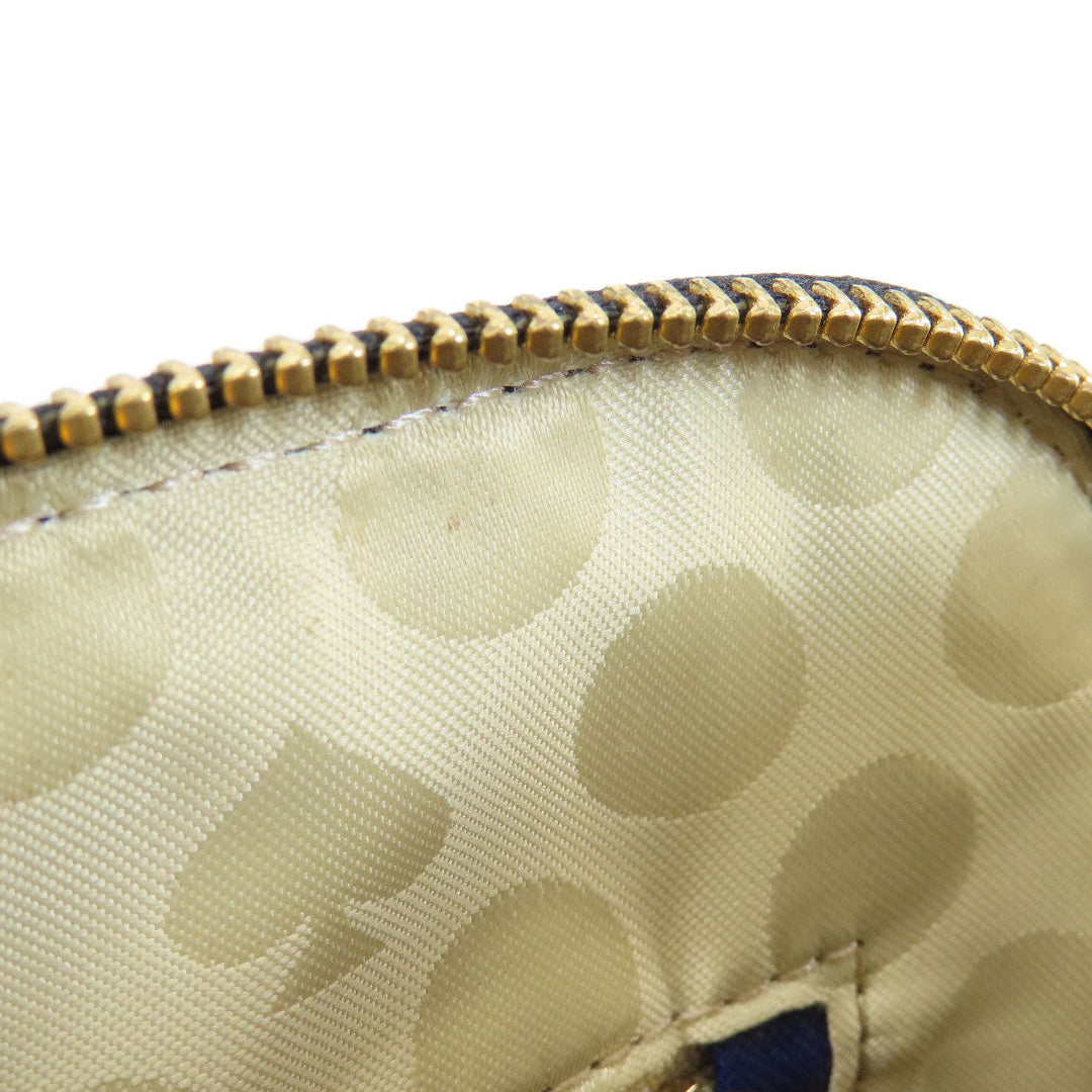 Kate Spade Handbag PVC blue logo 2WAY Women Used Authentic