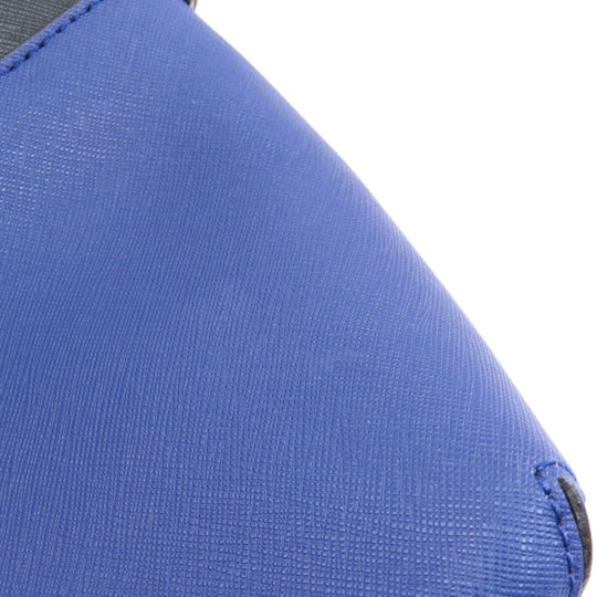 Kate Spade Handbag PVC blue logo 2WAY Women Used Authentic