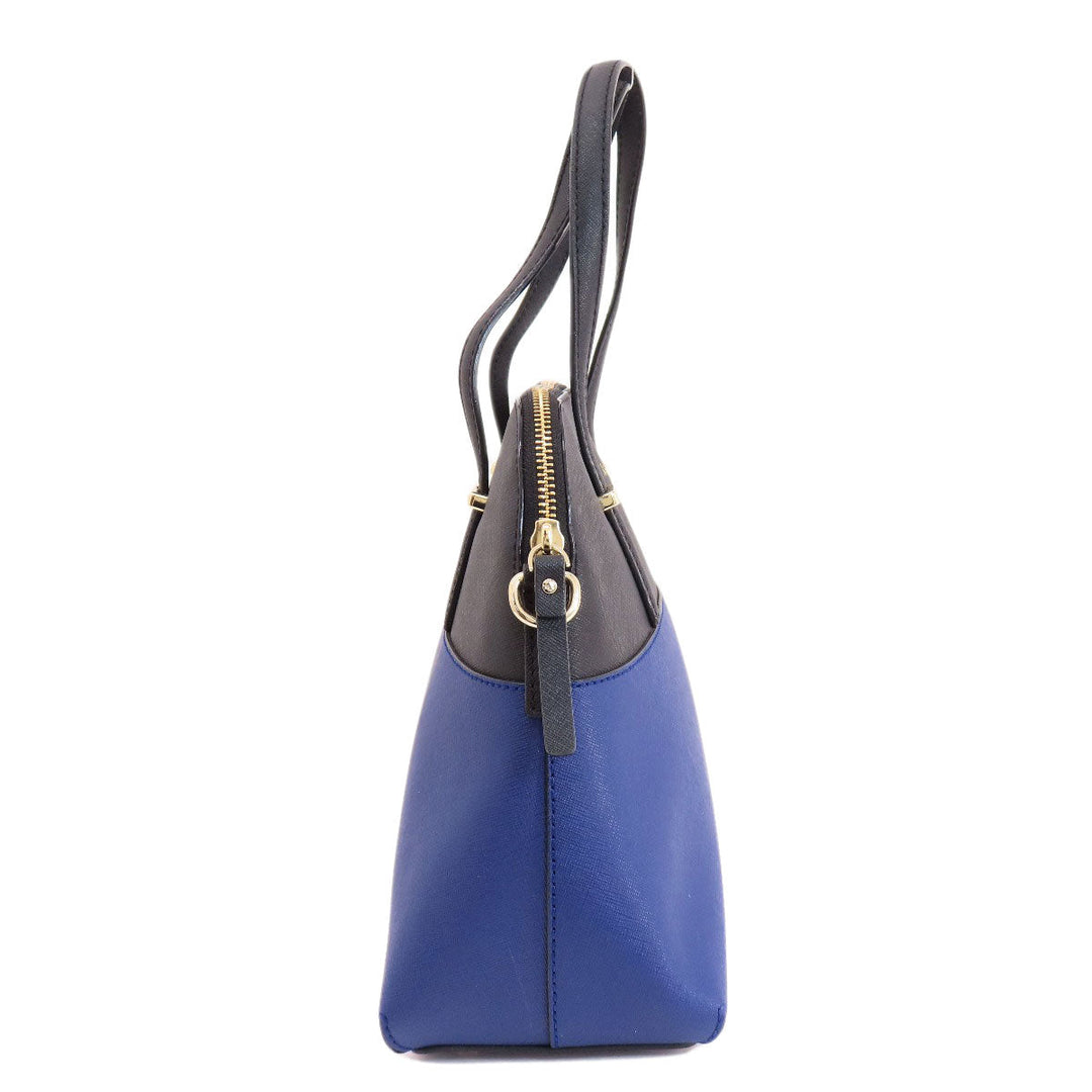 Kate Spade Handbag PVC blue logo 2WAY Women Used Authentic