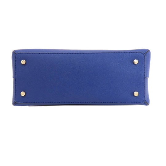Kate Spade Handbag PVC blue logo 2WAY Women Used Authentic