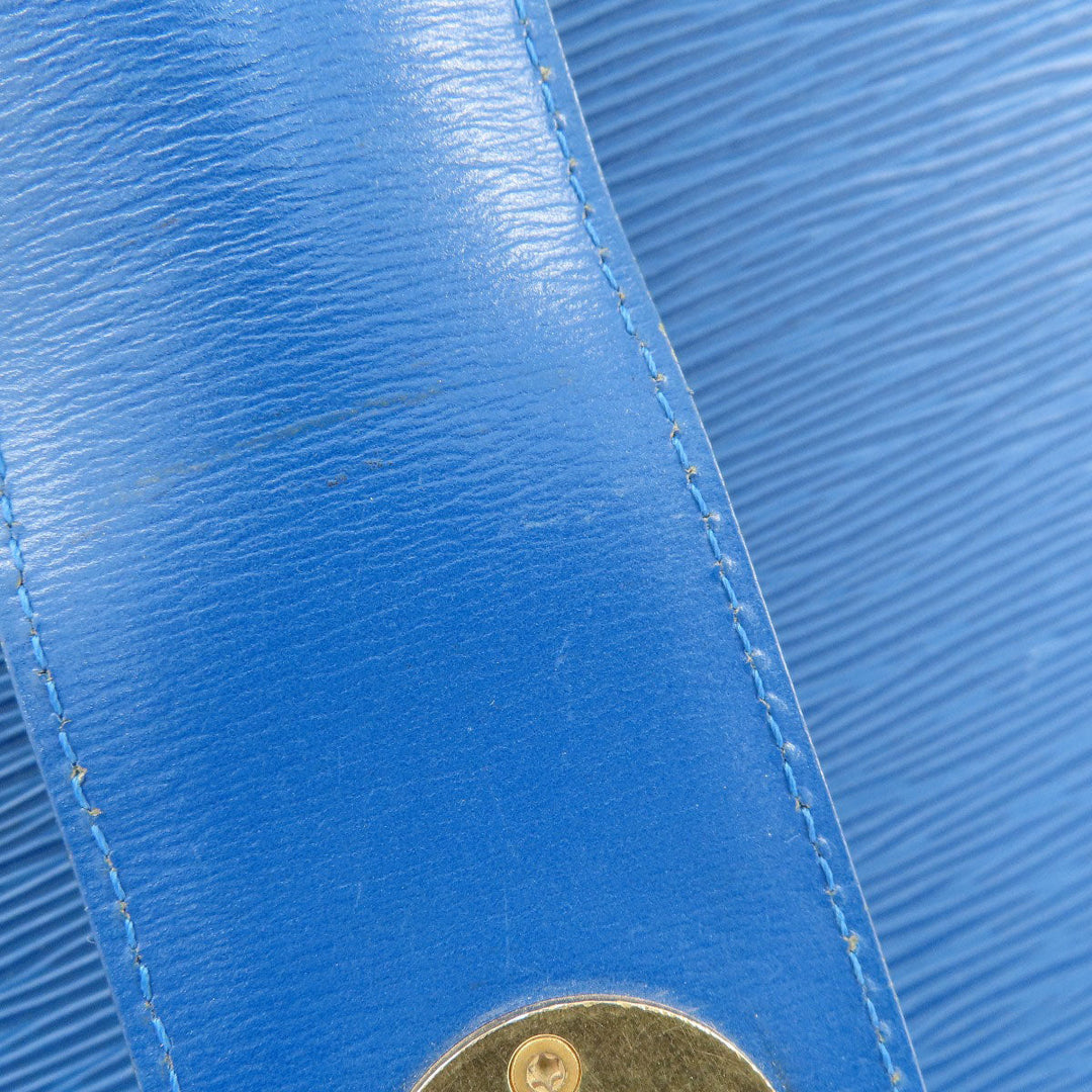 LOUIS VUITTON Tote Bag M52255 Epi blue Cluny Toledo Blue Women Used Authentic