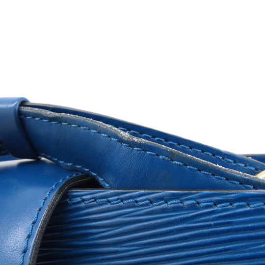 LOUIS VUITTON Tote Bag M52255 Epi blue Cluny Toledo Blue Women Used Authentic