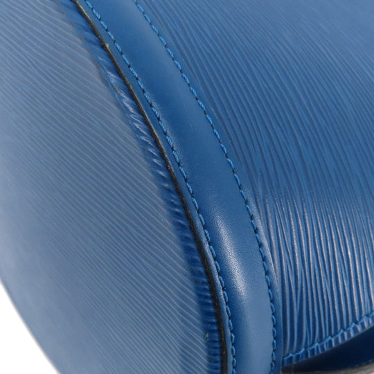 LOUIS VUITTON Tote Bag M52255 Epi blue Cluny Toledo Blue Women Used Authentic