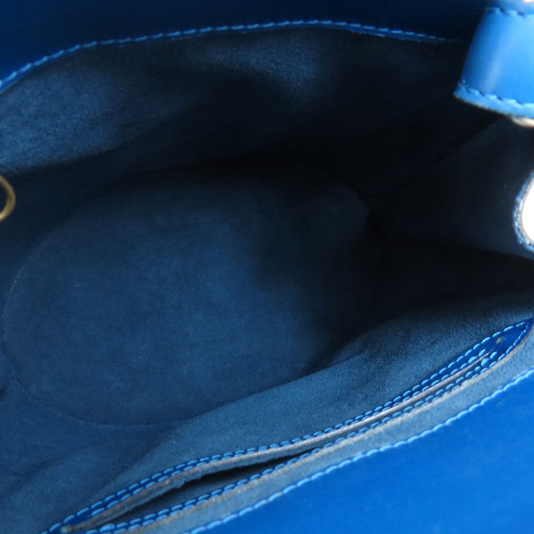LOUIS VUITTON Tote Bag M52255 Epi blue Cluny Toledo Blue Women Used Authentic