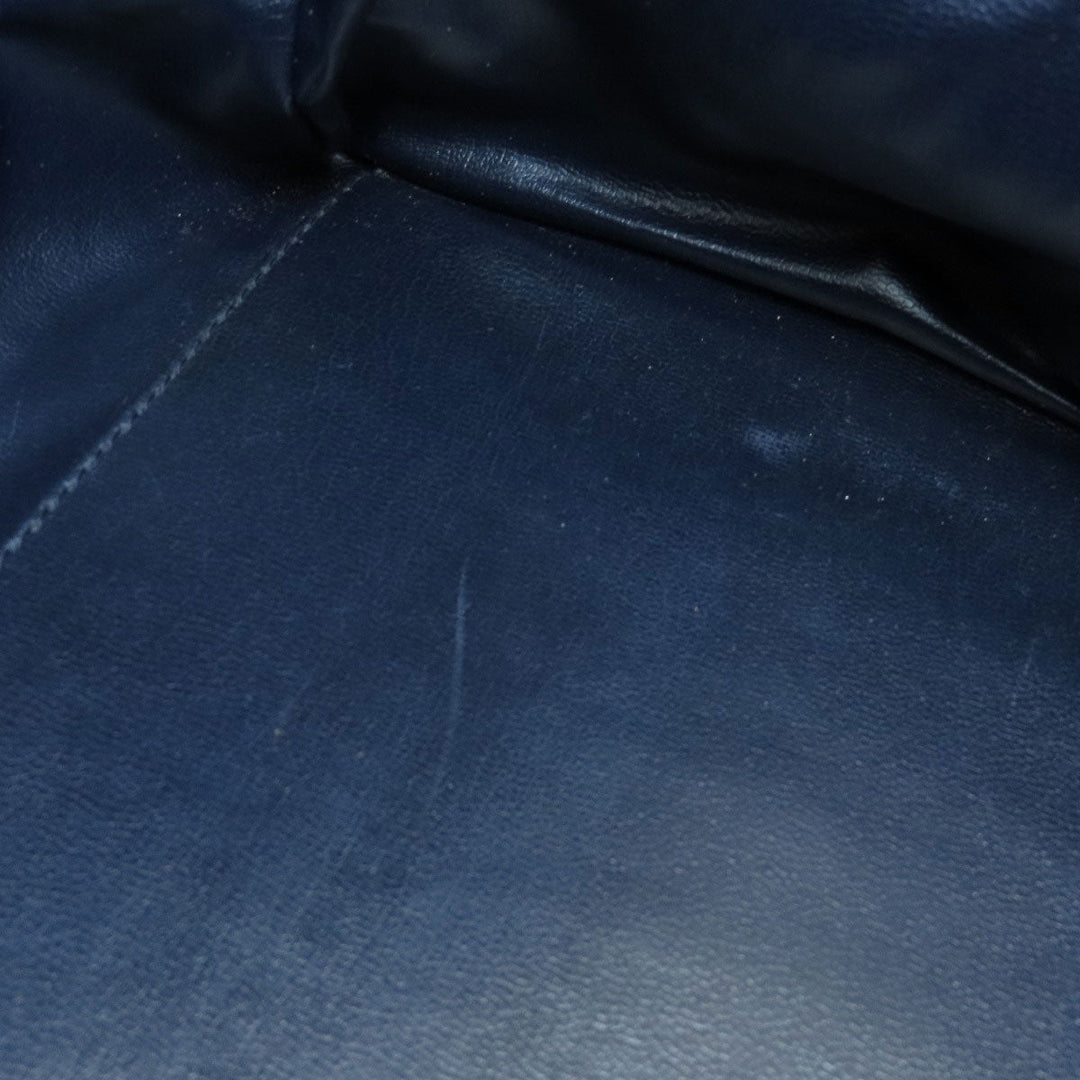 CELINE Boston Duffel bag canvas Navy C saluki Women(Unisex) Used Authentic