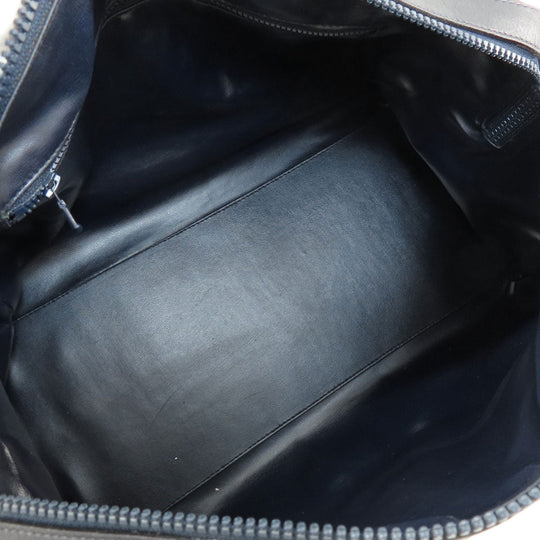 CELINE Boston Duffel bag canvas Navy C saluki Women(Unisex) Used Authentic