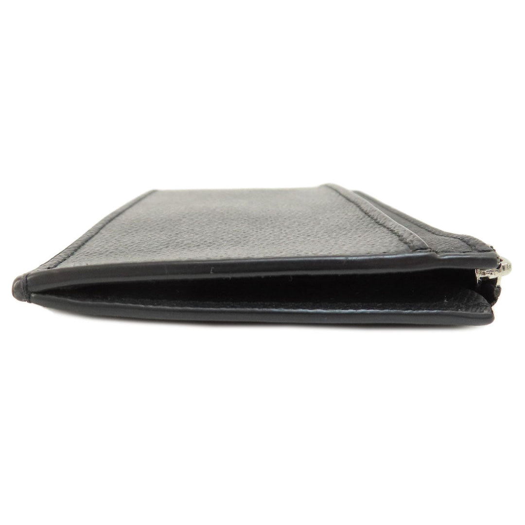 LOUIS VUITTON Coin case N64038 Damier canvas black Coin Card Holder Damier Graphite mens Used Authentic