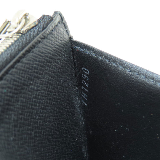 LOUIS VUITTON Coin case N64038 Damier canvas black Coin Card Holder Damier Graphite mens Used Authentic