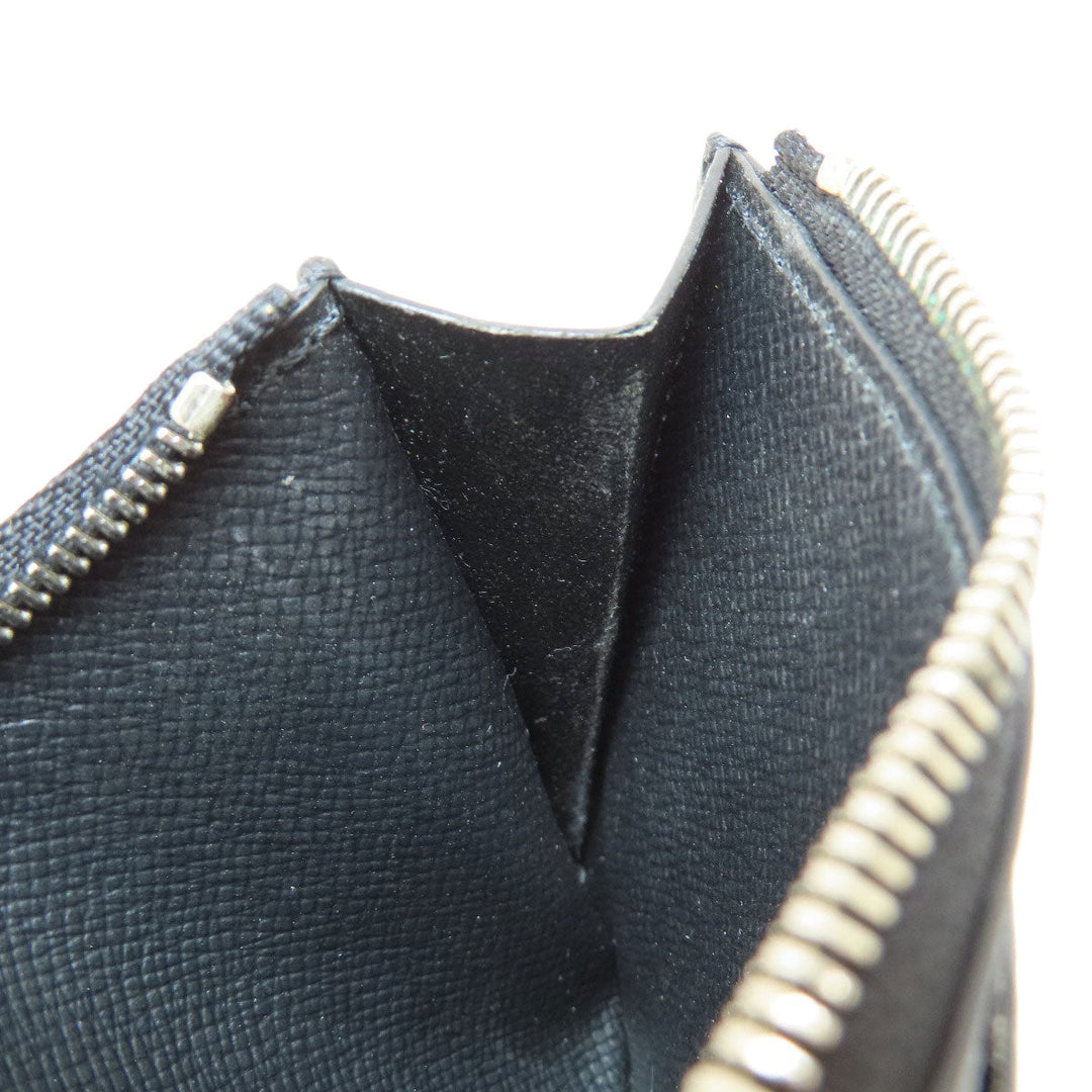 LOUIS VUITTON Coin case N64038 Damier canvas black Coin Card Holder Damier Graphite mens Used Authentic
