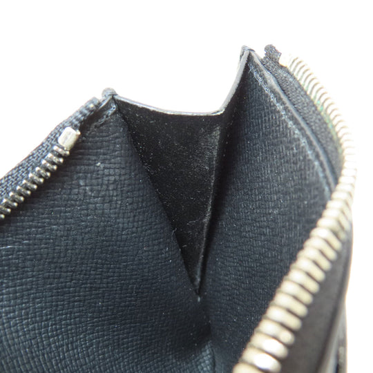 LOUIS VUITTON Coin case N64038 Damier canvas black Coin Card Holder Damier Graphite mens Used Authentic
