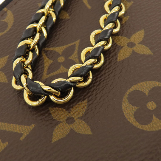 LOUIS VUITTON Long Wallet Purse M68796 Monogram reverse Brown Zippy Wallet Monogram Reverse Shady Women Used Authentic