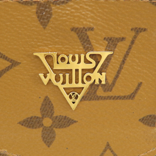 LOUIS VUITTON Long Wallet Purse M68796 Monogram reverse Brown Zippy Wallet Monogram Reverse Shady Women Used Authentic