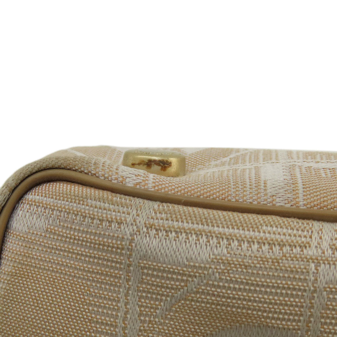 CHANEL Tote Bag Nylon jacquard beige New Travel Line MM