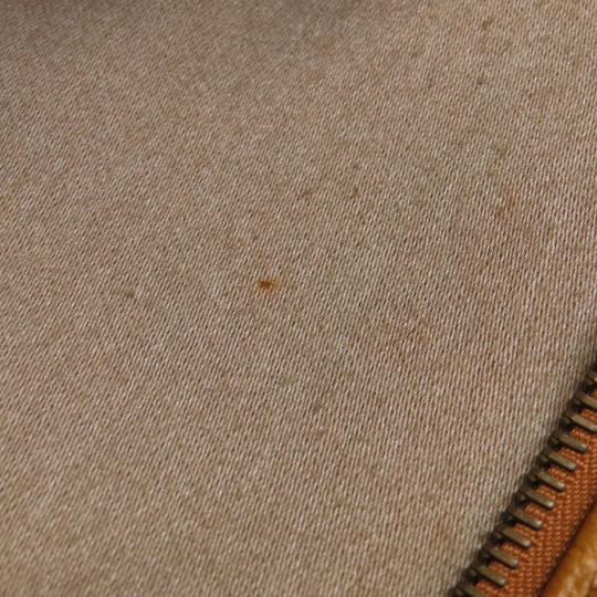 MCM Shoulder Bag leather Brown Logo design Women Used Authentic