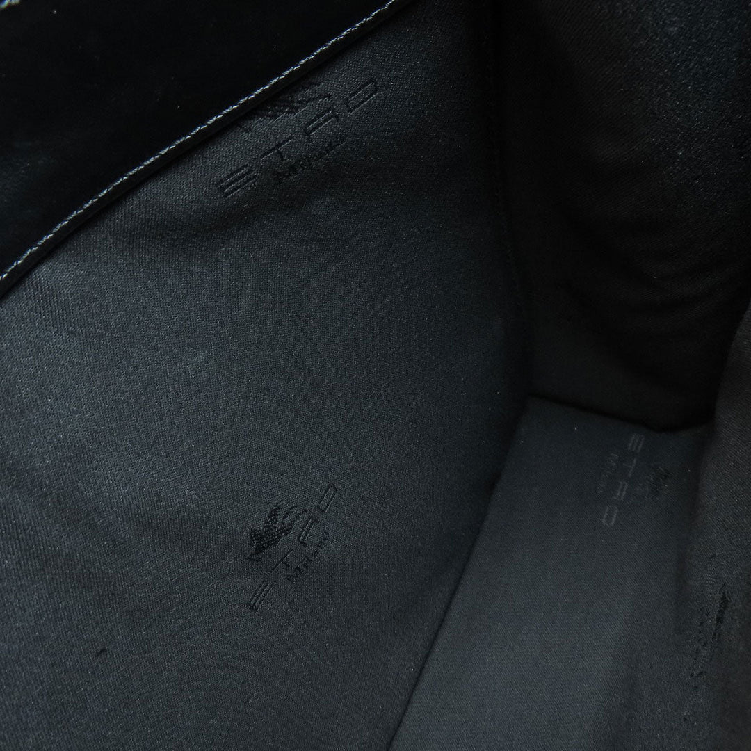 ETRO Tote Bag leather black logo