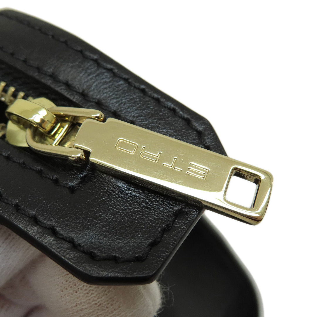 ETRO Tote Bag leather black logo