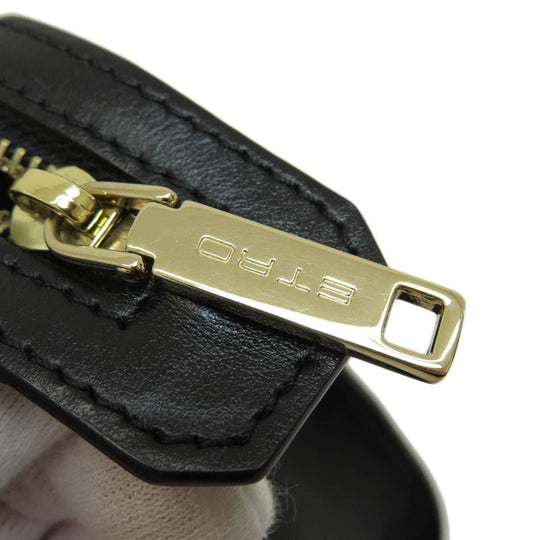 ETRO Tote Bag leather black logo