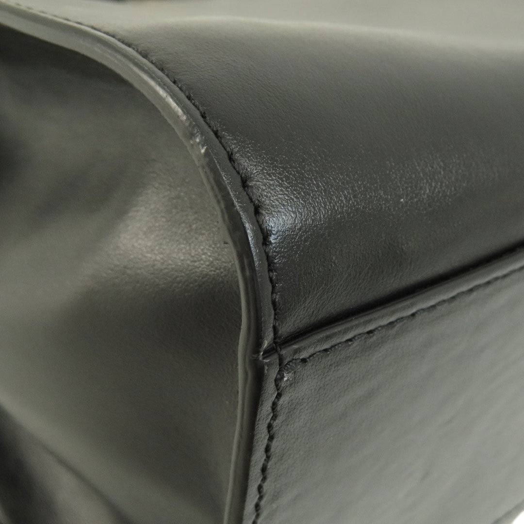 ETRO Tote Bag leather black logo