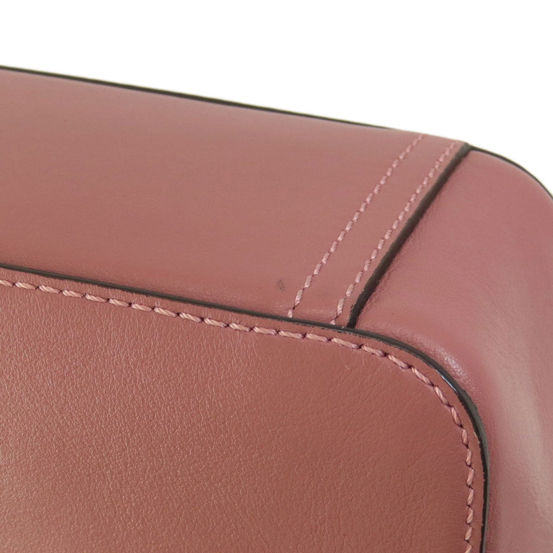 Anya Hindmarch Shoulder Bag leather pink Smiley