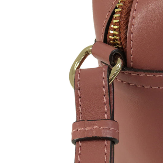Anya Hindmarch Shoulder Bag leather pink Smiley