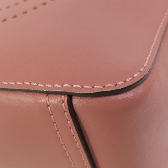 Anya Hindmarch Shoulder Bag leather pink Smiley