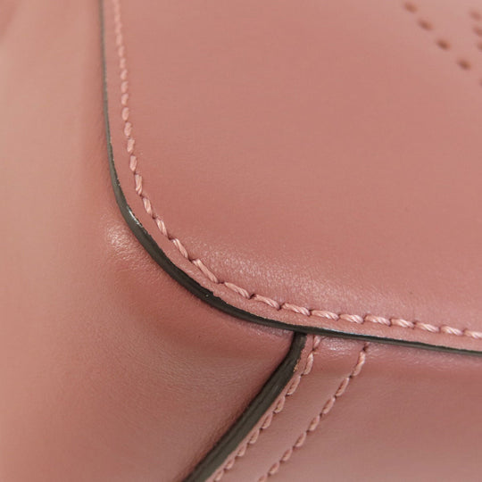 Anya Hindmarch Shoulder Bag leather pink Smiley