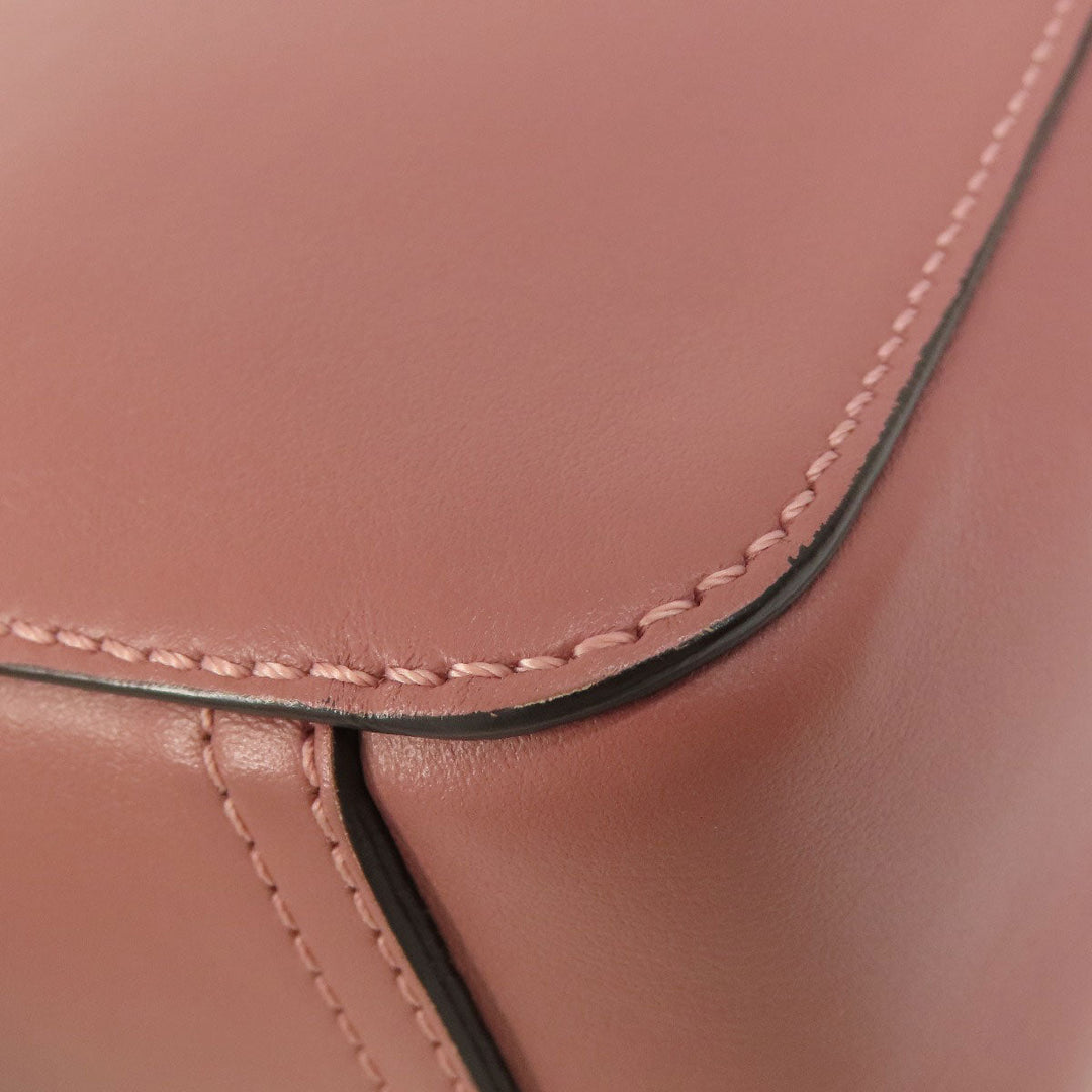 Anya Hindmarch Shoulder Bag leather pink Smiley