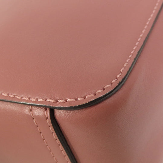 Anya Hindmarch Shoulder Bag leather pink Smiley