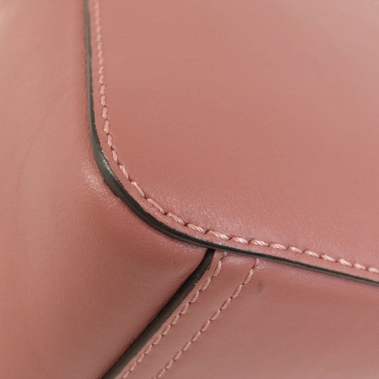 Anya Hindmarch Shoulder Bag leather pink Smiley