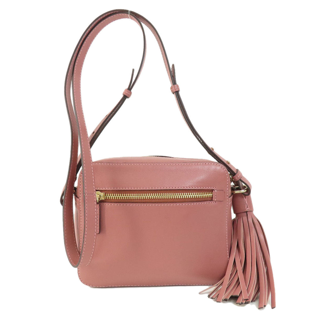 Anya Hindmarch Shoulder Bag leather pink Smiley