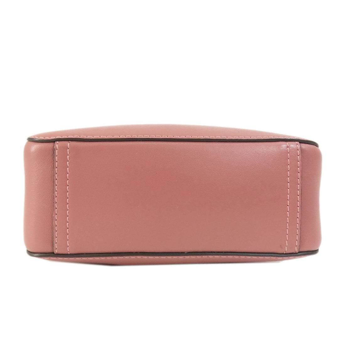 Anya Hindmarch Shoulder Bag leather pink Smiley