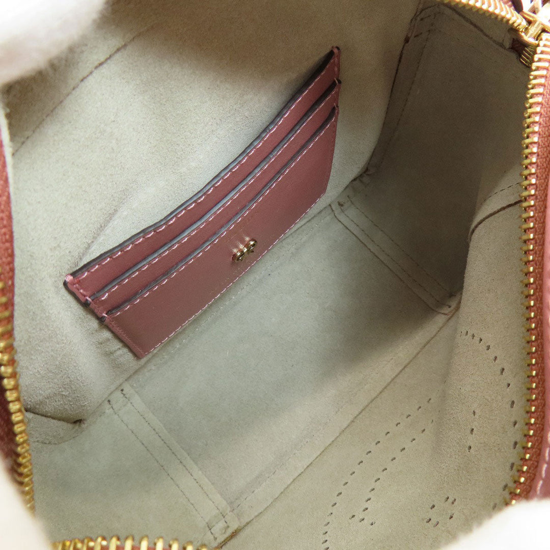 Anya Hindmarch Shoulder Bag leather pink Smiley