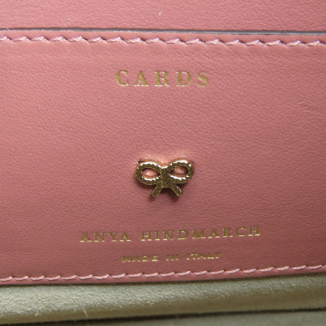 Anya Hindmarch Shoulder Bag leather pink Smiley
