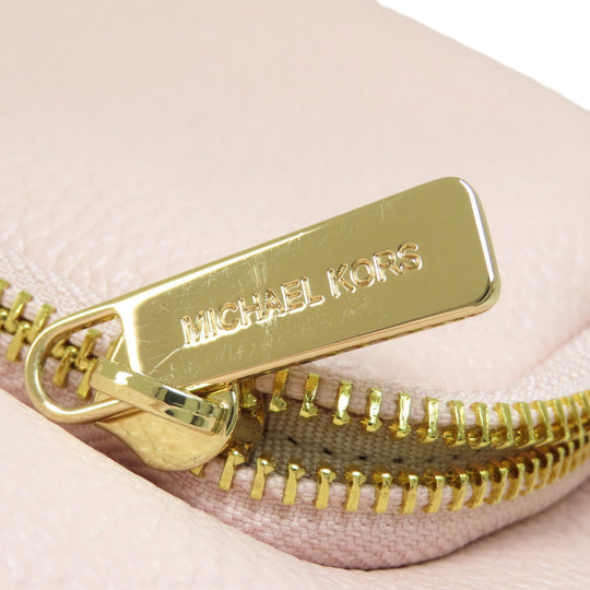 MICHAEL KORS Backpack leather pink logo Women Used Authentic