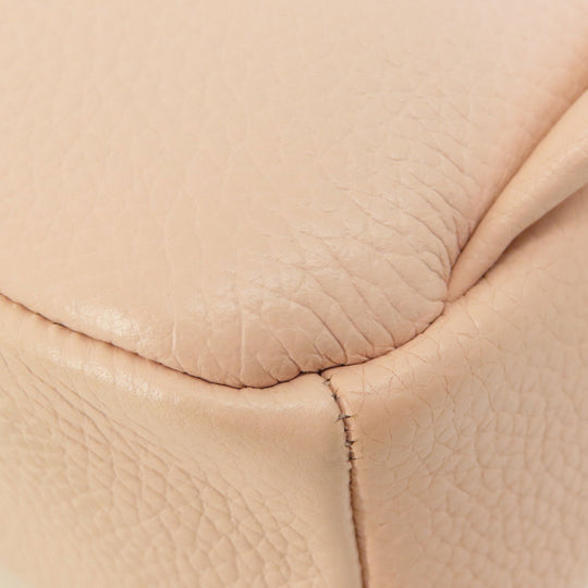 MICHAEL KORS Backpack leather pink logo Women Used Authentic