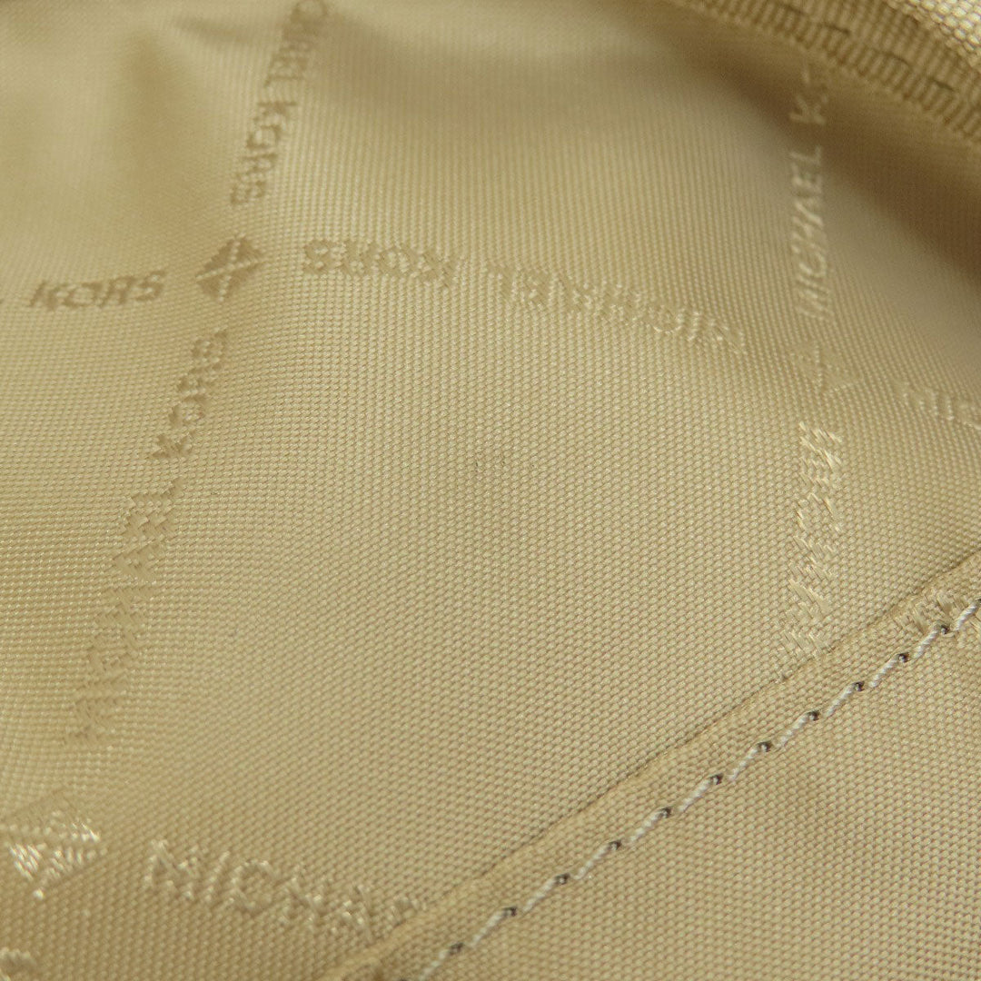 MICHAEL KORS Backpack leather pink logo Women Used Authentic