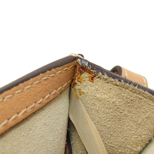 Chloe Handbag leather beige Nil Bracelet Bag 2WAY Women Used Authentic