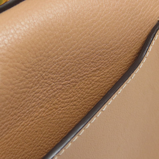 Chloe Handbag leather beige Nil Bracelet Bag 2WAY Women Used Authentic