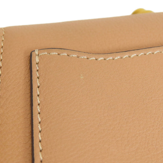 Chloe Handbag leather beige Nil Bracelet Bag 2WAY Women Used Authentic