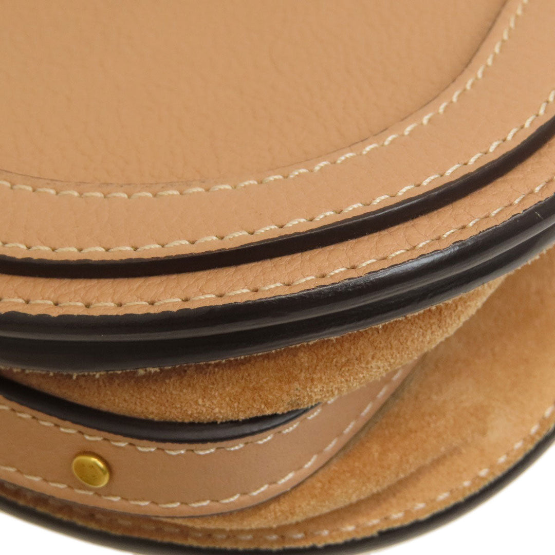 Chloe Handbag leather beige Nil Bracelet Bag 2WAY Women Used Authentic