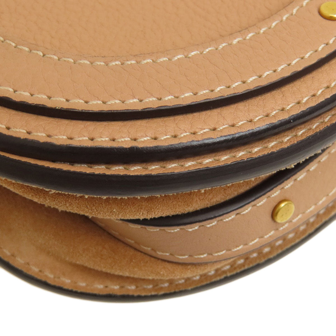 Chloe Handbag leather beige Nil Bracelet Bag 2WAY Women Used Authentic