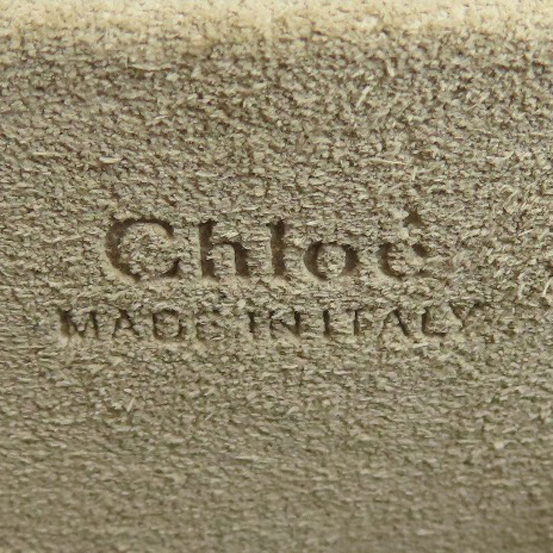 Chloe Handbag leather beige Nil Bracelet Bag 2WAY Women Used Authentic