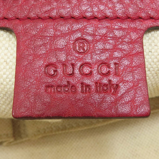 GUCCI Shoulder Bag 326514 canvas Brown GG one belt Women Used Authentic