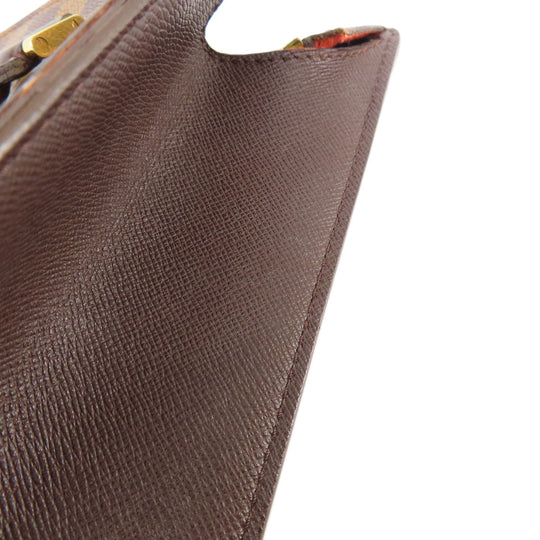 LOUIS VUITTON Tote Bag N51145 Damier canvas Brown ƒ”ƒFƒjƒX Damier ƒGƒxƒk Women Used Authentic