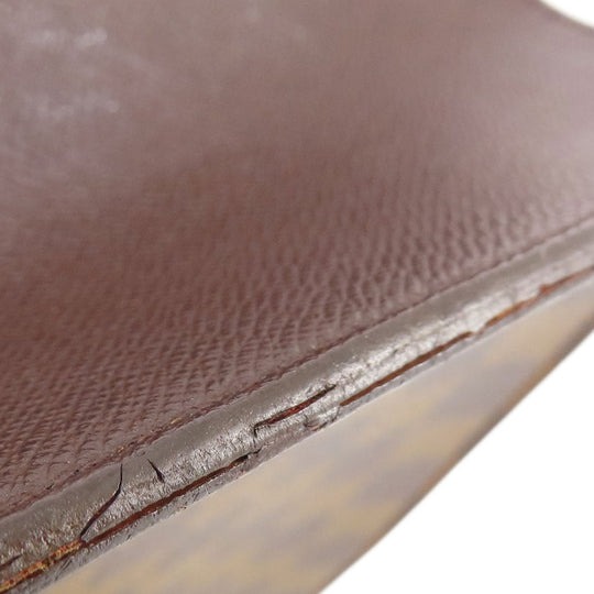 LOUIS VUITTON Tote Bag N51145 Damier canvas Brown ƒ”ƒFƒjƒX Damier ƒGƒxƒk Women Used Authentic