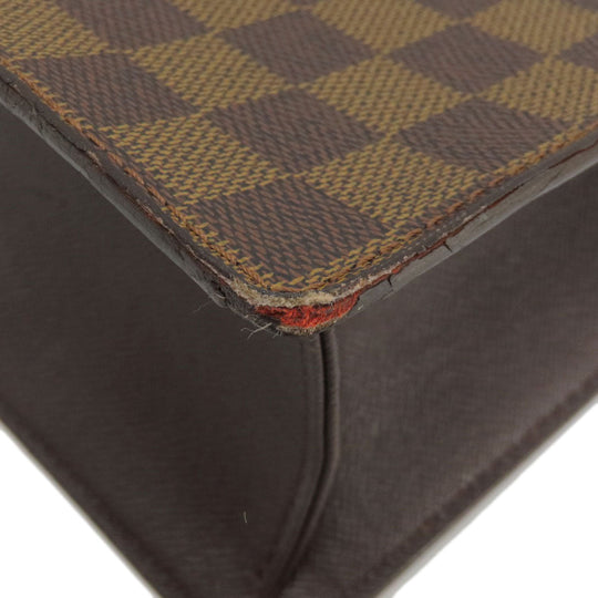 LOUIS VUITTON Tote Bag N51145 Damier canvas Brown ƒ”ƒFƒjƒX Damier ƒGƒxƒk Women Used Authentic
