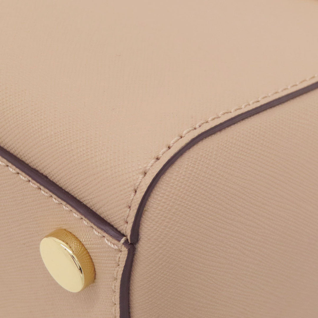 MICHAEL KORS Handbag leather pink 2WAY Women Used Authentic